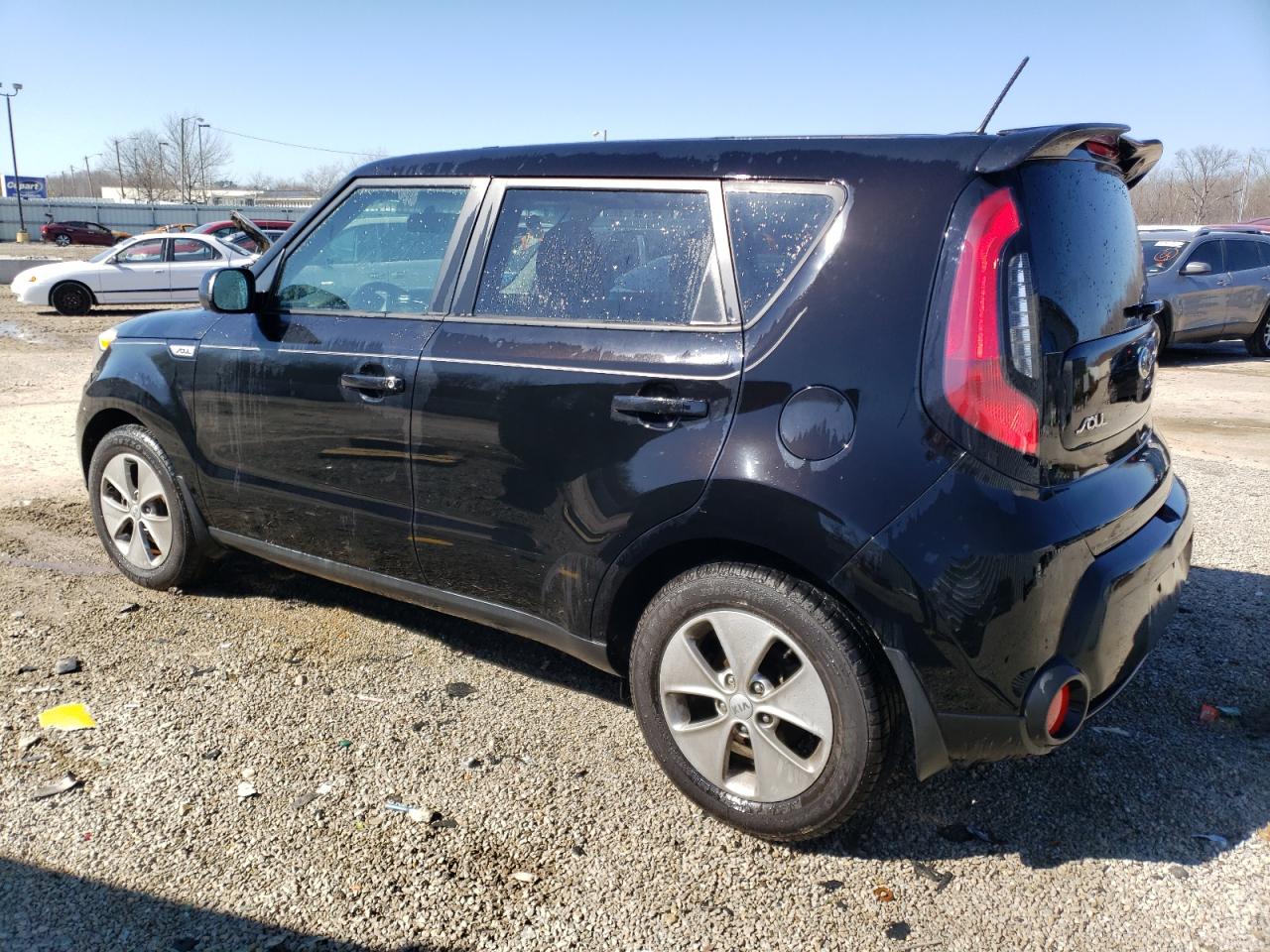 2016 KIA Soul VIN KNDJN2A23G7256913 Copart auction photo, side damage thumbnail 2