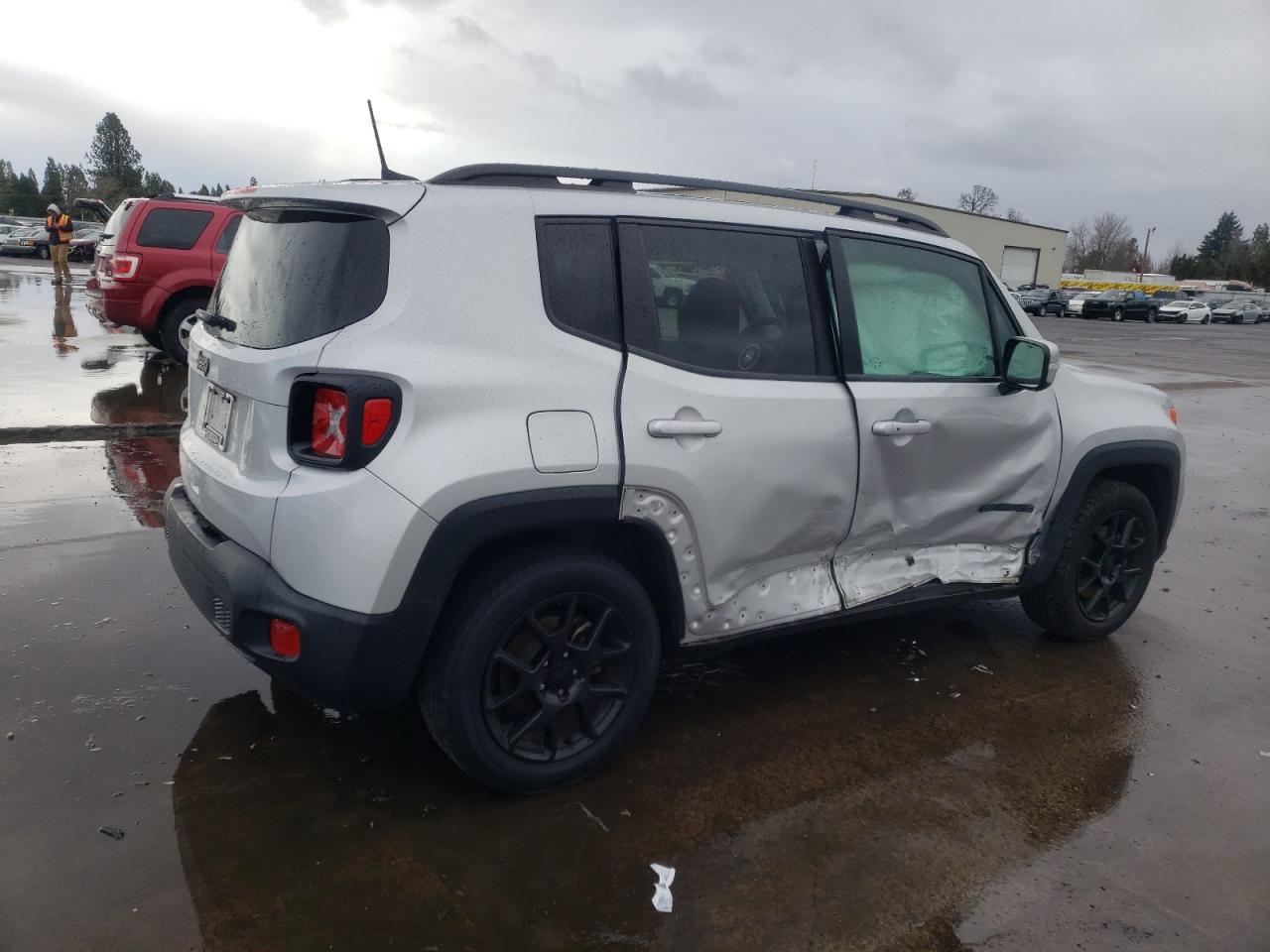 2020 Jeep Renegade VIN ZACNJAB12LPK99579 Copart auction photo, side damage thumbnail 3