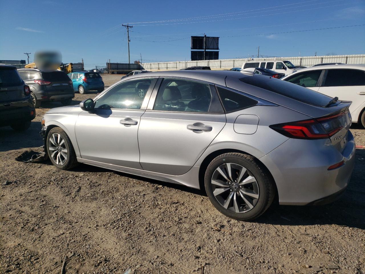 2022 Honda Civic VIN 19XFL1H74NE021411 Copart auction photo, all over / undercarriage damage thumbnail 2