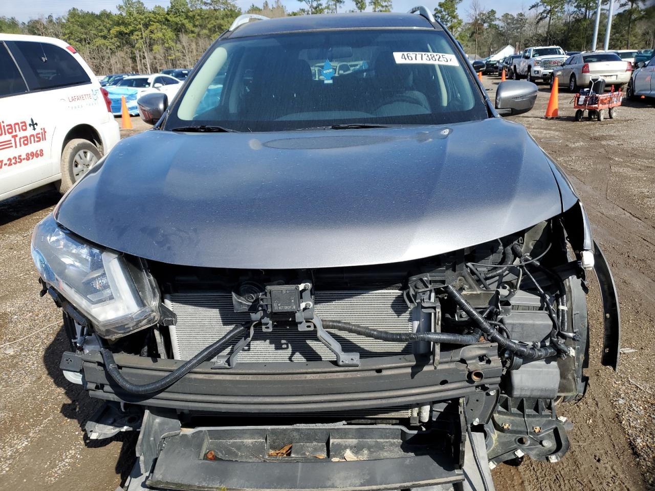 2017 Nissan Rogue VIN 5N1AT2MT1HC881468 Copart auction photo, front end damage thumbnail 5