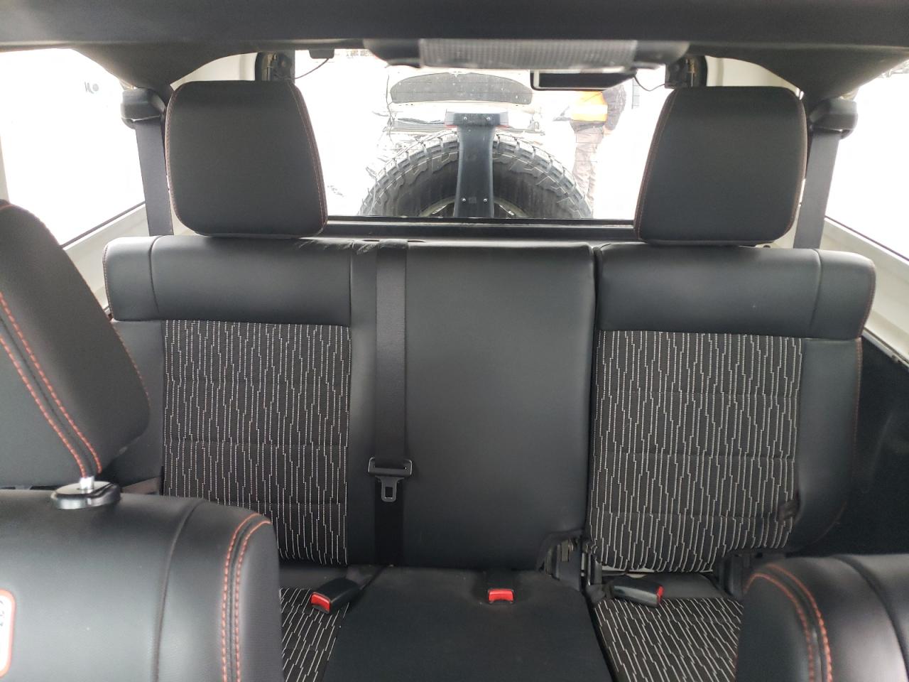 2012 Jeep Wrangler VIN 1C4BJWEG3CL146376 Copart auction photo, rear end / hail damage thumbnail 10