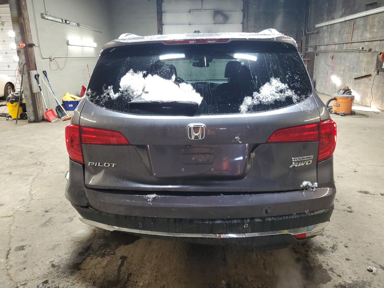 2016 Honda Pilot VIN 5FNYF6H99GB080272 Copart auction photo, all over damage thumbnail 6