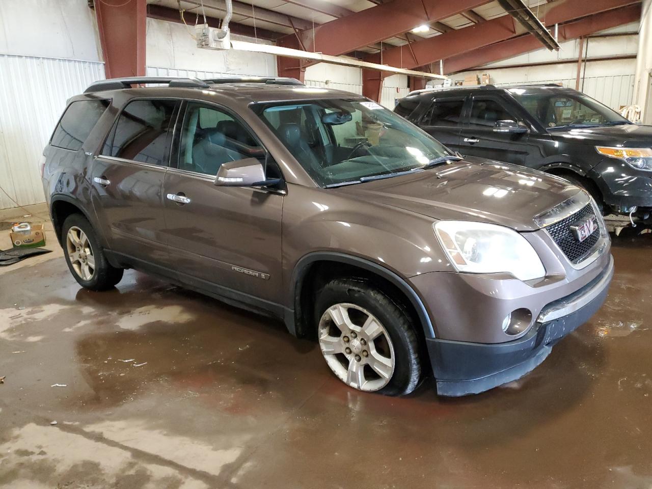2007 GMC Acadia VIN 1GKEV23757J136161 Copart auction photo, side / front end damage thumbnail 4