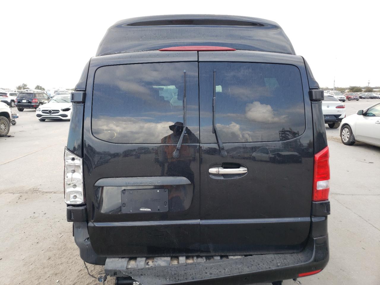 2016 Mercedes-Benz Metris VIN WD4PG2EE6G3146539 Copart auction photo, front end / side damage thumbnail 6