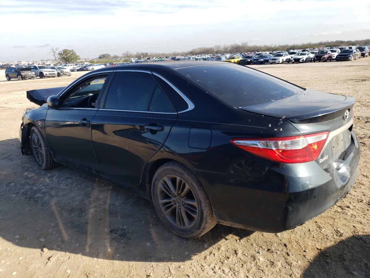 2017 Toyota Camry VIN 4T1BF1FK3HU641021 Copart auction photo, front end / rear end damage thumbnail 2