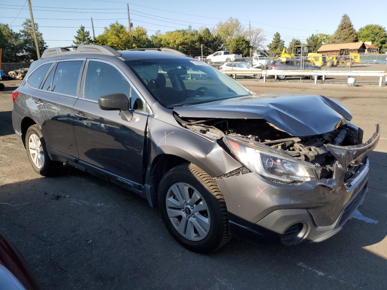 2018 Subaru Outback VIN 4S4BSAAC6J3259864 Copart auction photo, front end damage thumbnail 4