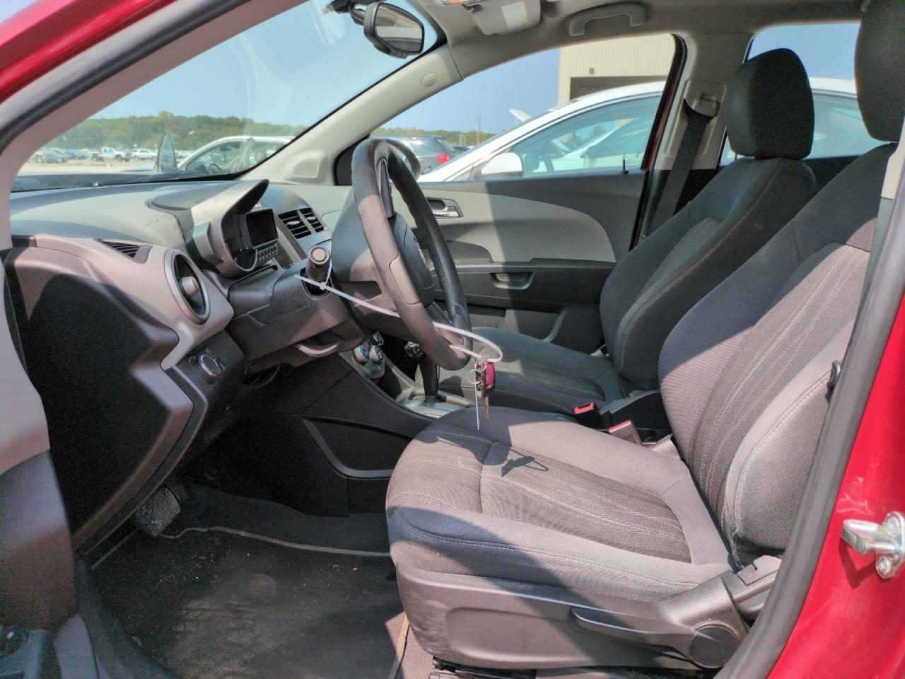 2015 Chevrolet Sonic VIN 1G1JC6SH7F4155737 Copart auction photo, front end / hail damage thumbnail 7