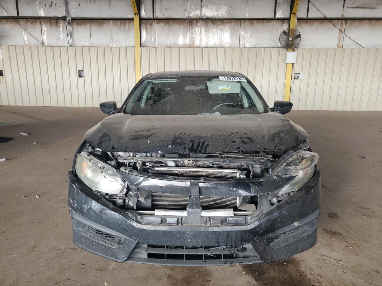 2018 Honda Civic VIN 19XFC2F52JE003815 Copart auction photo, rear end / front end damage thumbnail 5