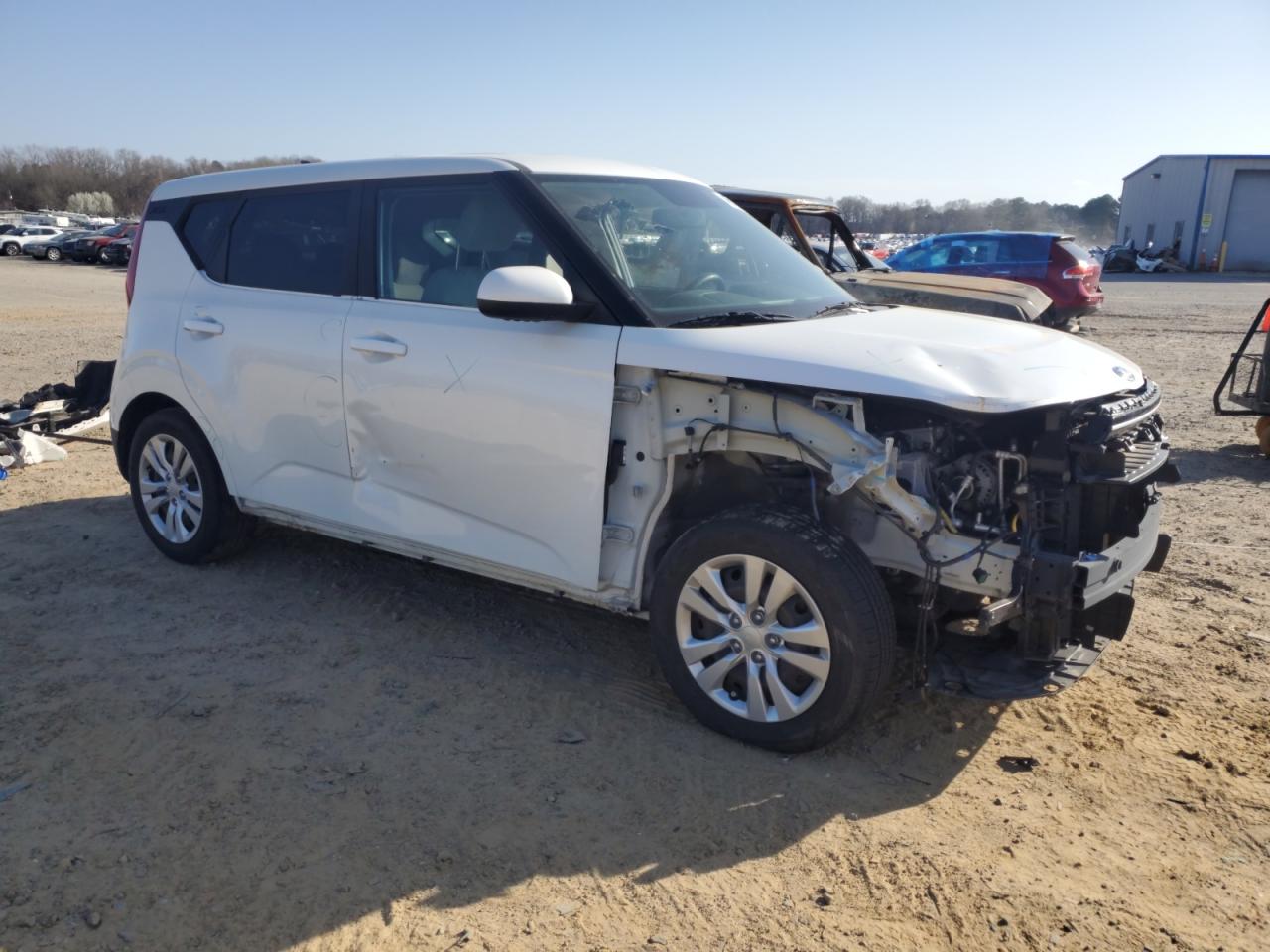 2020 KIA Soul VIN KNDJ23AU3L7120291 Copart auction photo, front end damage thumbnail 4