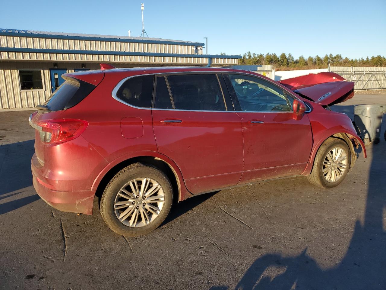 2018 Buick Envision VIN LRBFXCSA8JD028070 Copart auction photo, front end damage thumbnail 3