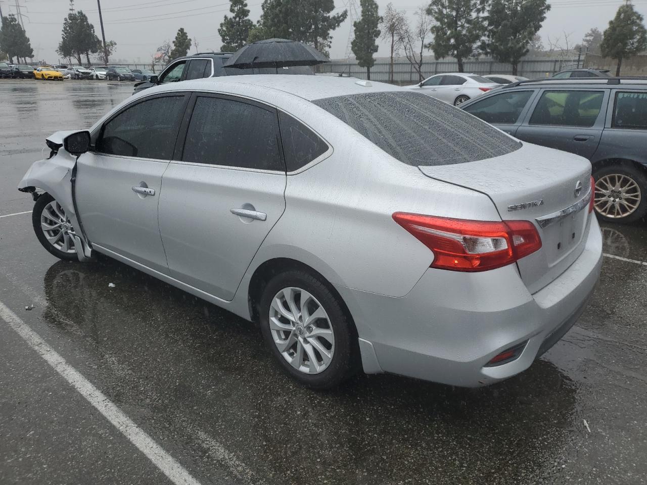 2019 Nissan Sentra VIN 3N1AB7AP2KL605732 Copart auction photo, front end damage thumbnail 2