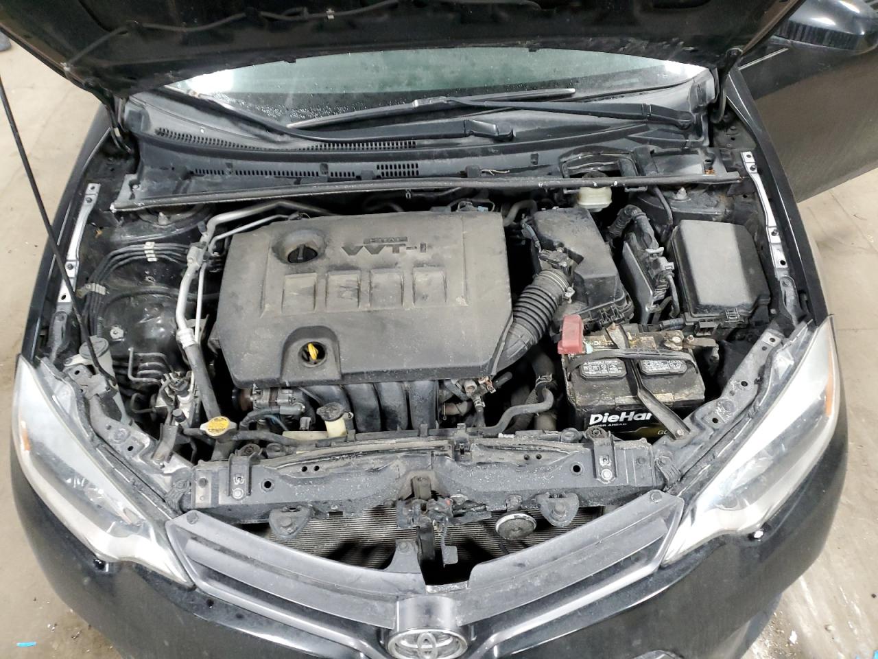 2015 Toyota Corolla VIN 2T1BURHE8FC267340 Copart auction photo, side / rear end damage thumbnail 11