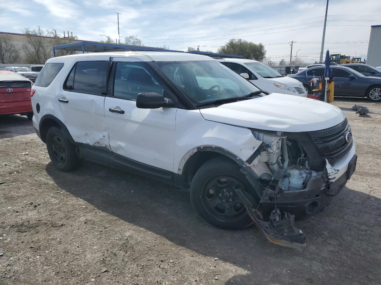 2014 Ford Explorer VIN 1FM5K8AR1EGB79929 Copart auction photo, front end / side damage thumbnail 4