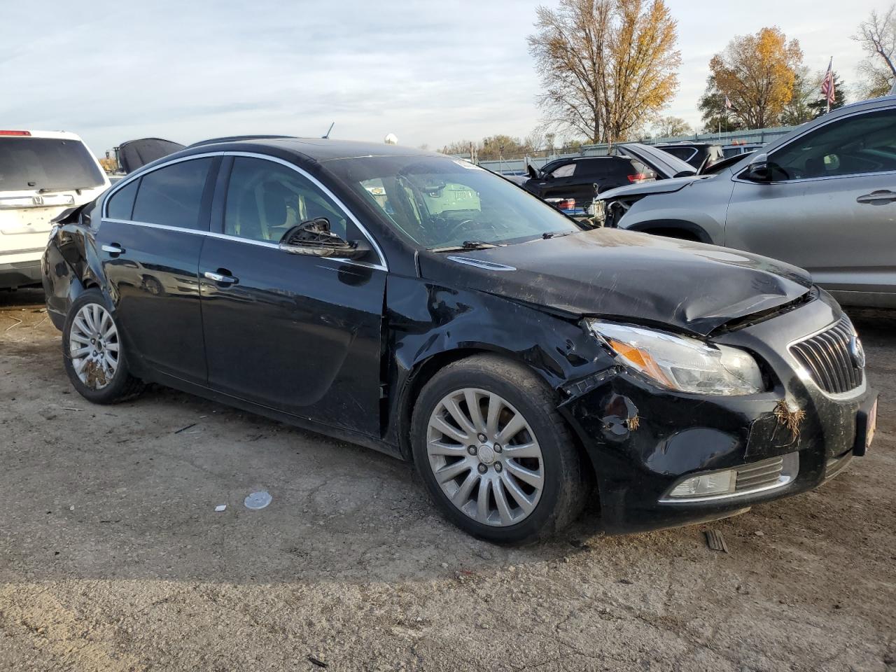 2013 Buick Regal VIN 2G4GT5GV2D9240663 Copart auction photo, all over / minor dent/scratches damage thumbnail 4