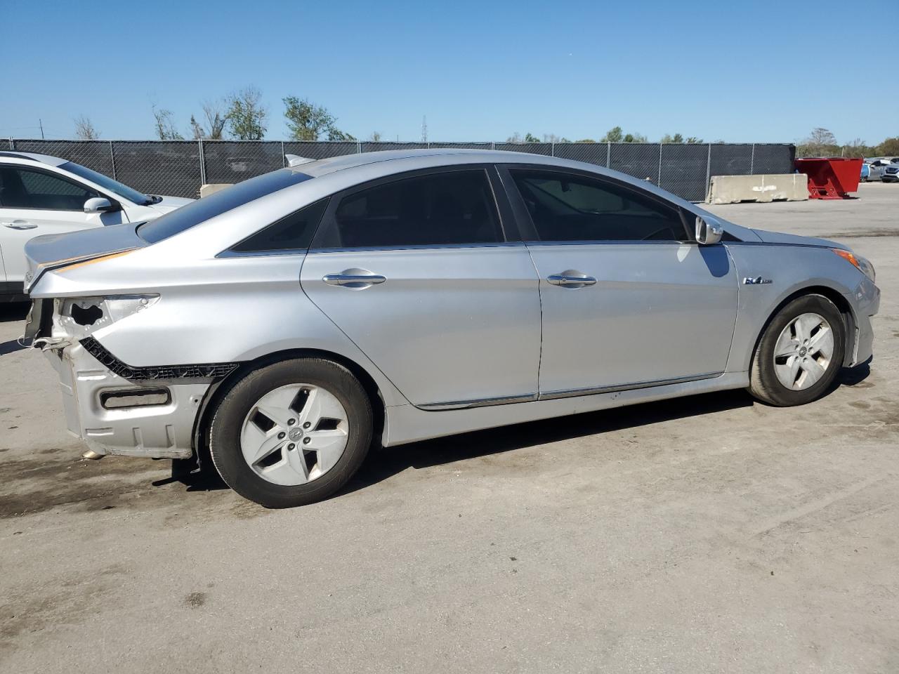 2012 Hyundai Sonata VIN KMHEC4A44CA038248 Copart auction photo, rear end / side damage thumbnail 3