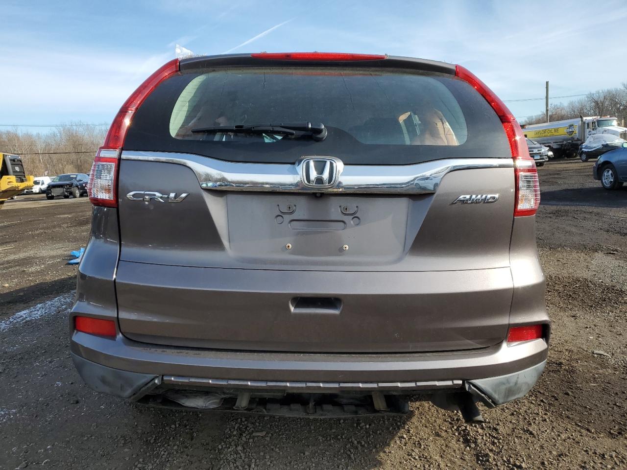 2015 Honda CR-V VIN 5J6RM4H39FL130457 Copart auction photo, rollover damage thumbnail 6