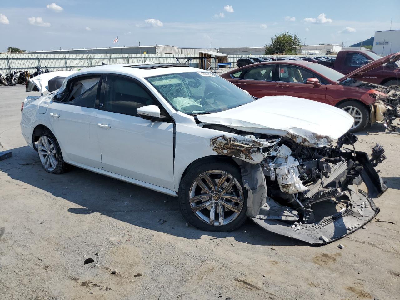 2019 Volkswagen Passat VIN 1VWLA7A32KC011009 Copart auction photo, all over damage thumbnail 4