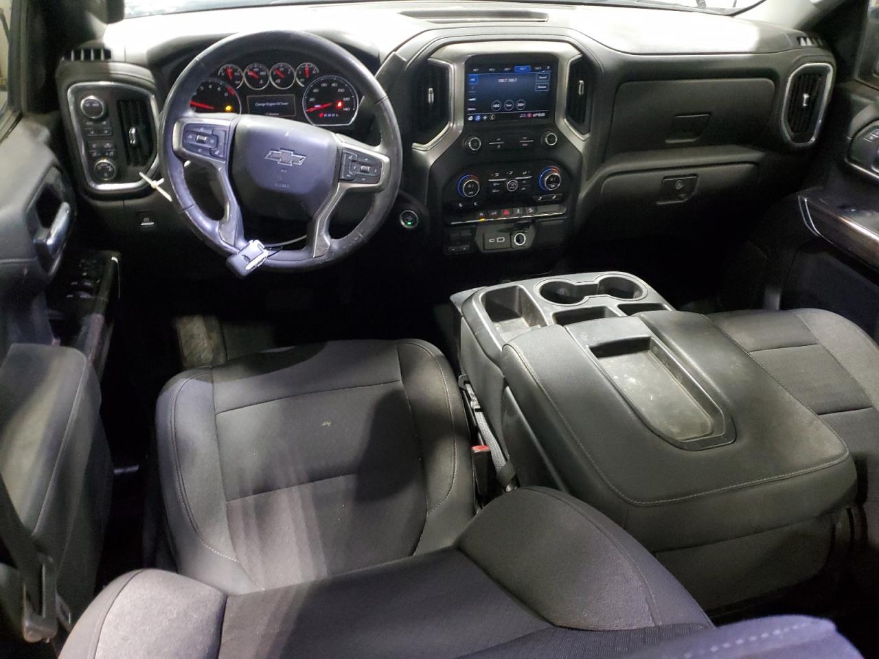 2021 Chevrolet Silverado VIN 1GCUYEEL0MZ252147 Copart auction photo, front end / frame damage damage thumbnail 8