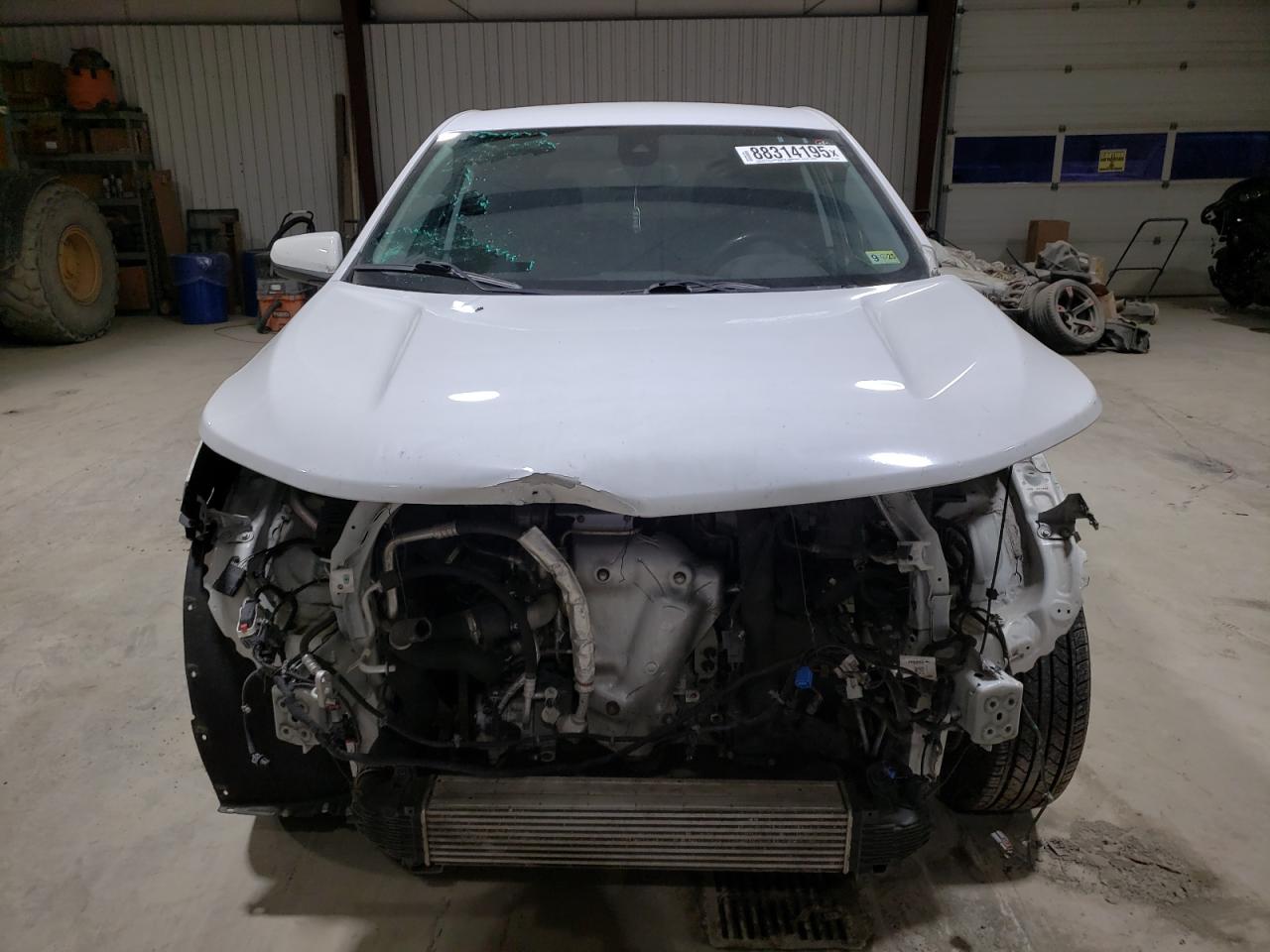 2020 Chevrolet Equinox VIN 3GNAXTEV4LS597986 Copart auction photo, front end / side damage thumbnail 5