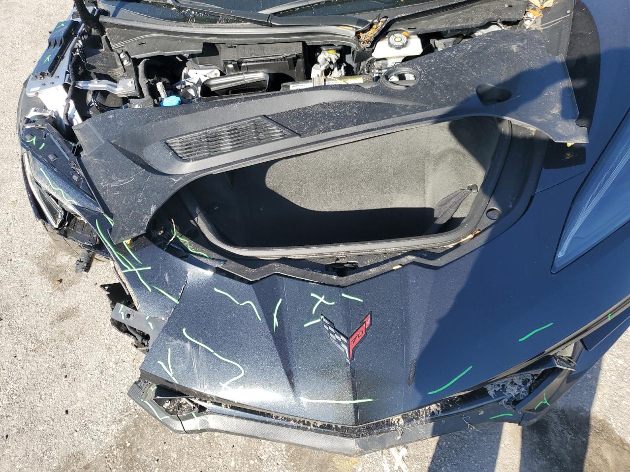 2023 Chevrolet Corvette VIN 1G1YC3D44P5503111 Copart auction photo, all over damage thumbnail 11