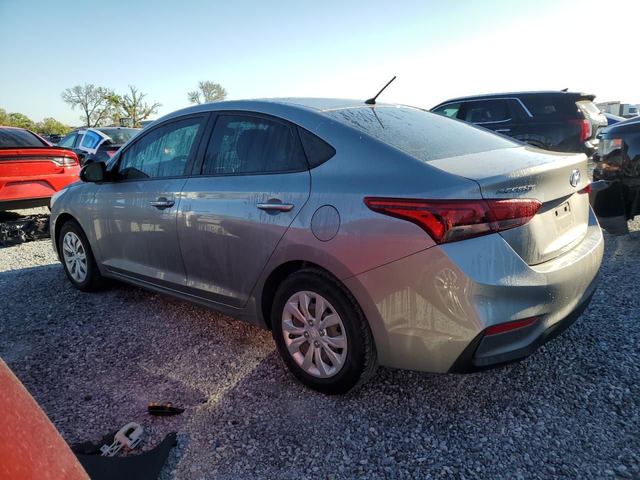 2022 Hyundai Accent VIN 3KPC24A64NE184438 Copart auction photo, side damage thumbnail 2