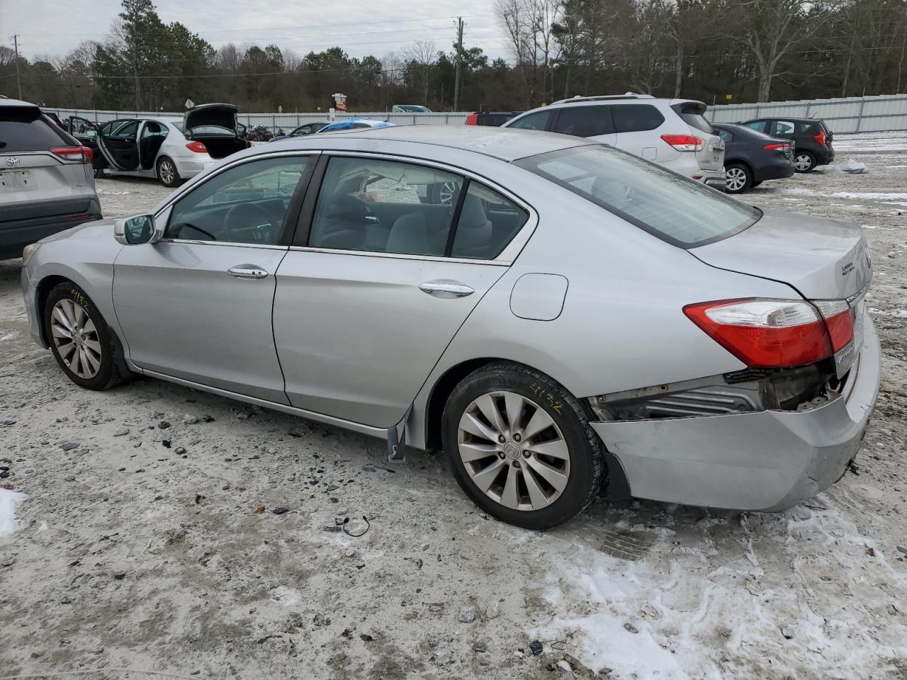 2013 Honda Accord VIN 1HGCR2F75DA059579 Copart auction photo, side / rear end damage thumbnail 2