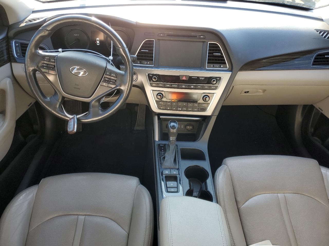 2016 Hyundai Sonata VIN KMHE34L12GA030514 Copart auction photo, rear end / front end damage thumbnail 8