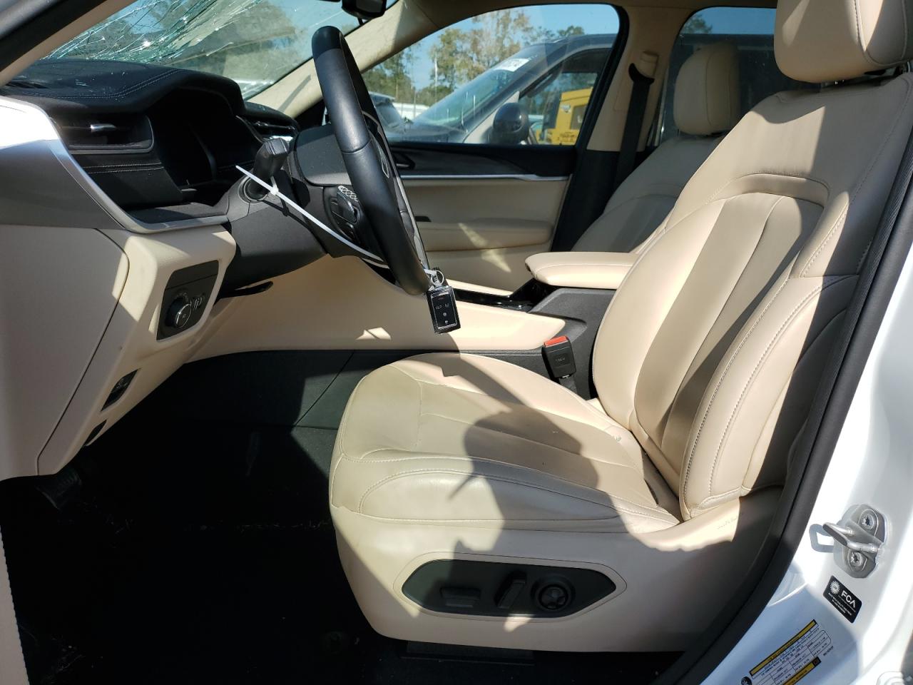 2021 Jeep Grand Cherokee VIN 1C4RJJBG8M8183434 Copart auction photo, top/roof damage thumbnail 7