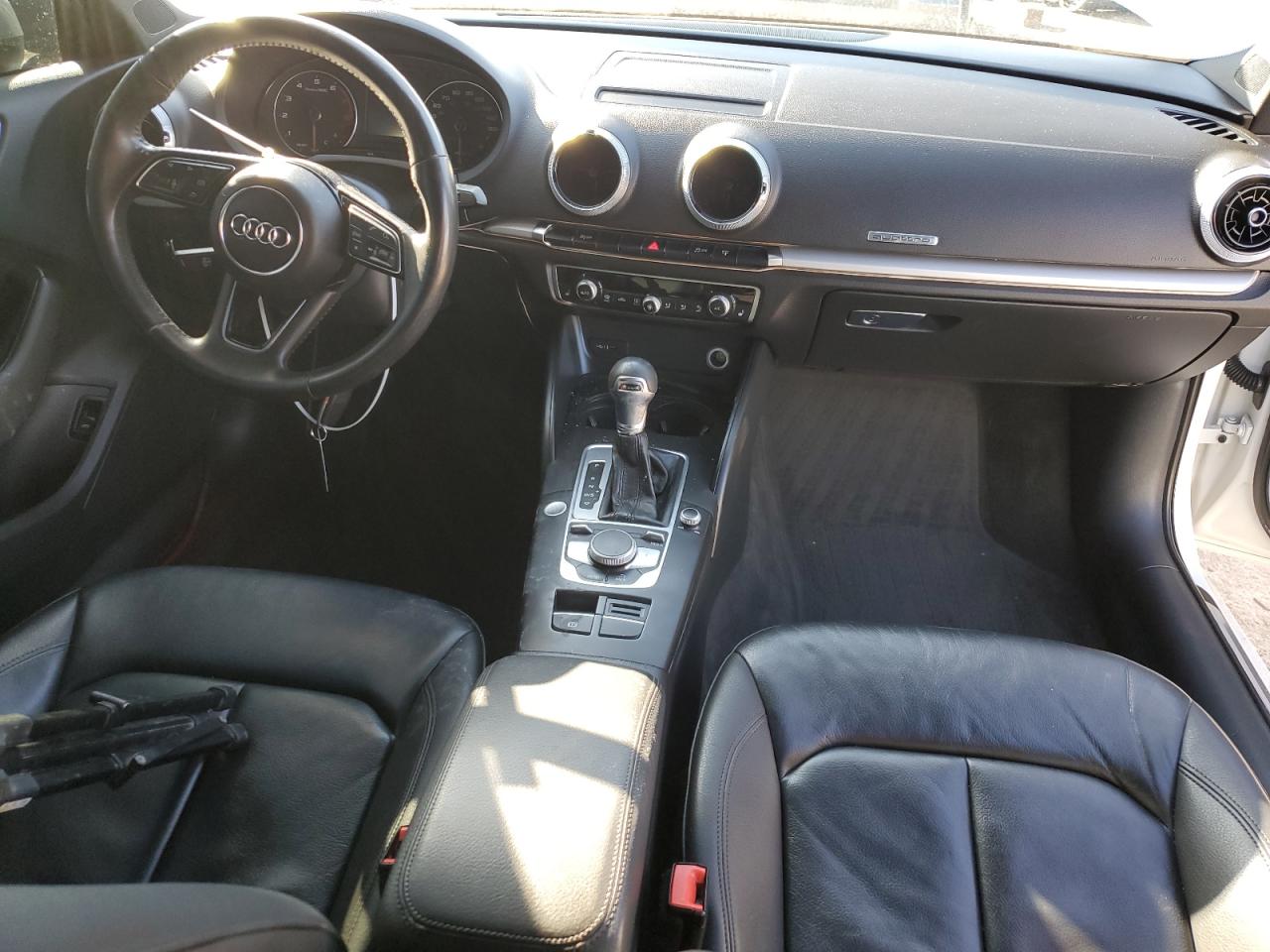 2017 Audi A3 VIN WAUB8GFF9H1025696 Copart auction photo, side / front end damage thumbnail 8