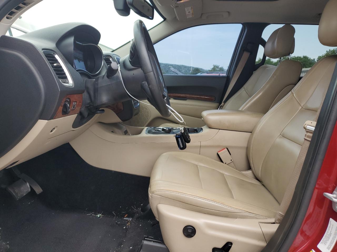 2014 Dodge Durango VIN 1C4RDHDG8EC508322 Copart auction photo, front end damage thumbnail 7