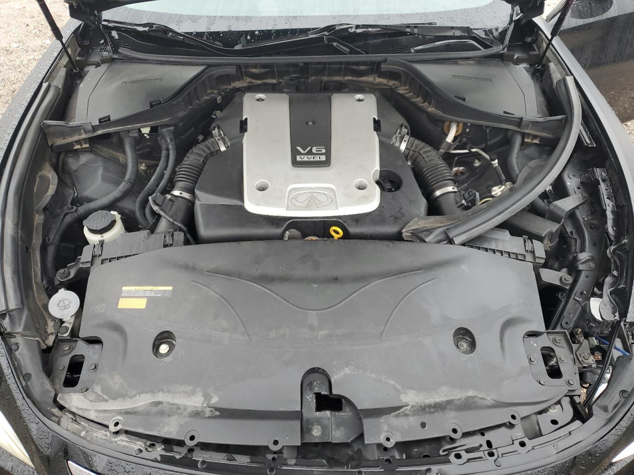 2013 Infiniti M VIN JN1BY1AR5DM601359 Copart auction photo, front end / burn - interior damage thumbnail 11
