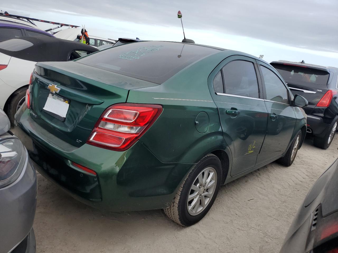 2018 Chevrolet Sonic VIN 1G1JD5SH3J4101562 Copart auction photo, water/flood damage thumbnail 3