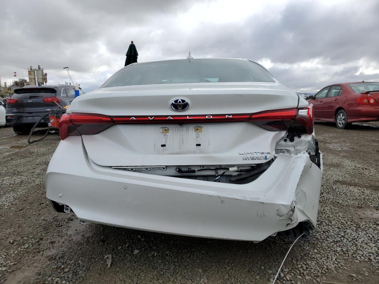 2021 Toyota Avalon VIN 4T1DA1AB7MU004335 Copart auction photo, rear end / side damage thumbnail 6