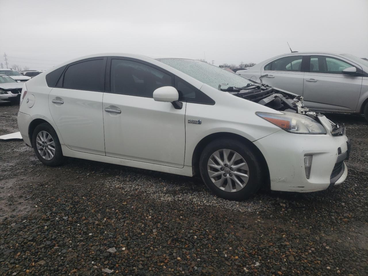 2014 Toyota Prius VIN JTDKN3DP7E3054839 Copart auction photo, front end / rear end damage thumbnail 4
