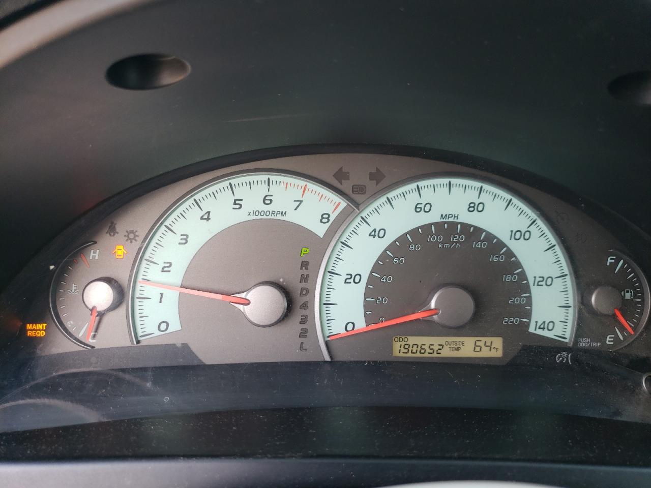 2007 Toyota Camry VIN 4T1BE46K07U618041 Copart auction photo, rear end / hail damage thumbnail 9