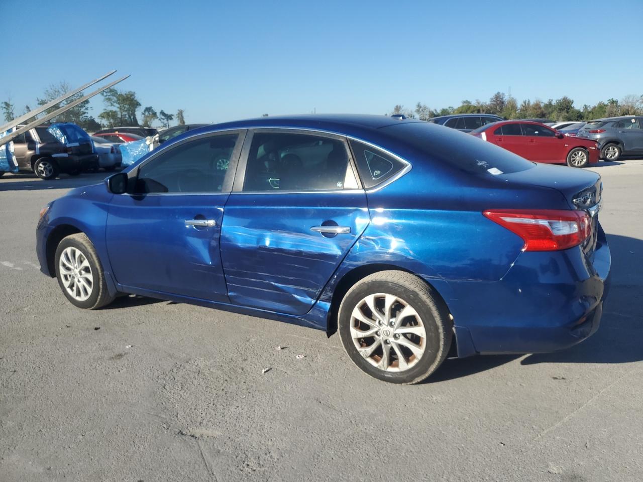 2018 Nissan Sentra VIN 3N1AB7AP2JY223122 Copart auction photo, side damage thumbnail 2