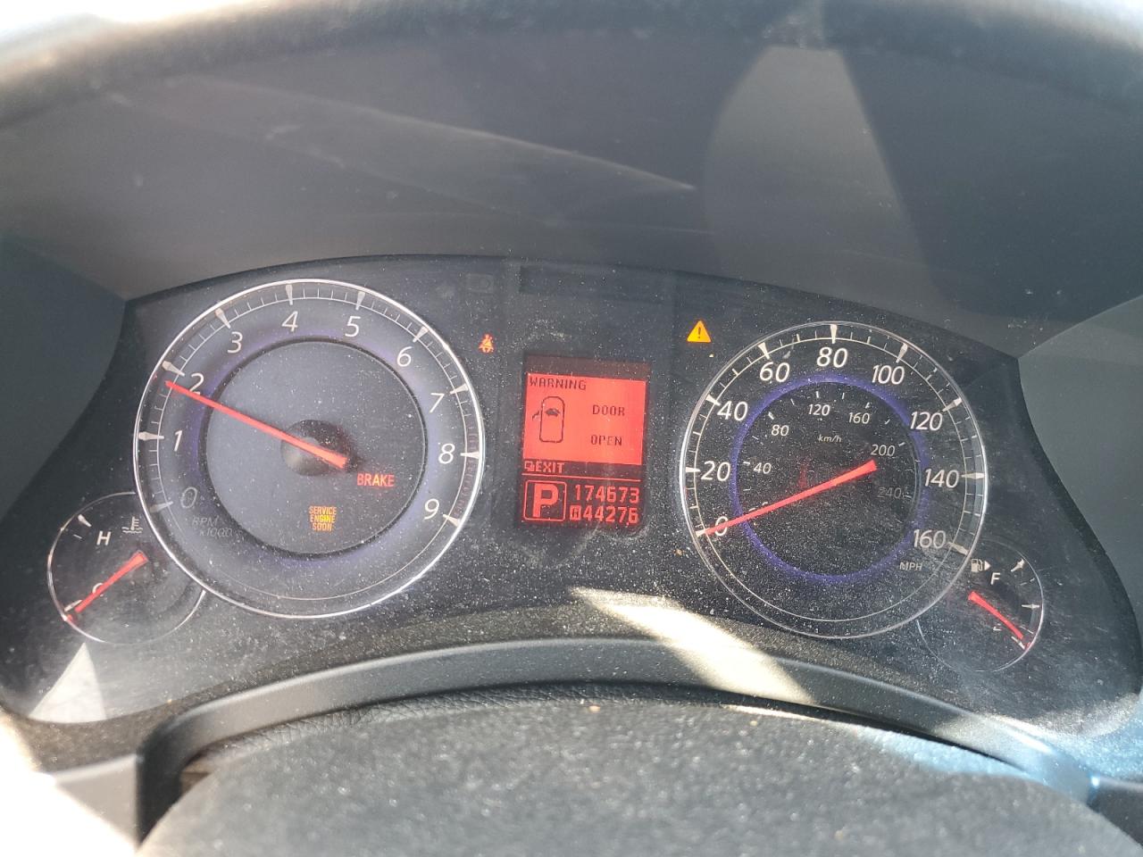 2008 Infiniti EX VIN JNKAJ09F48M359783 Copart auction photo, normal wear damage thumbnail 9
