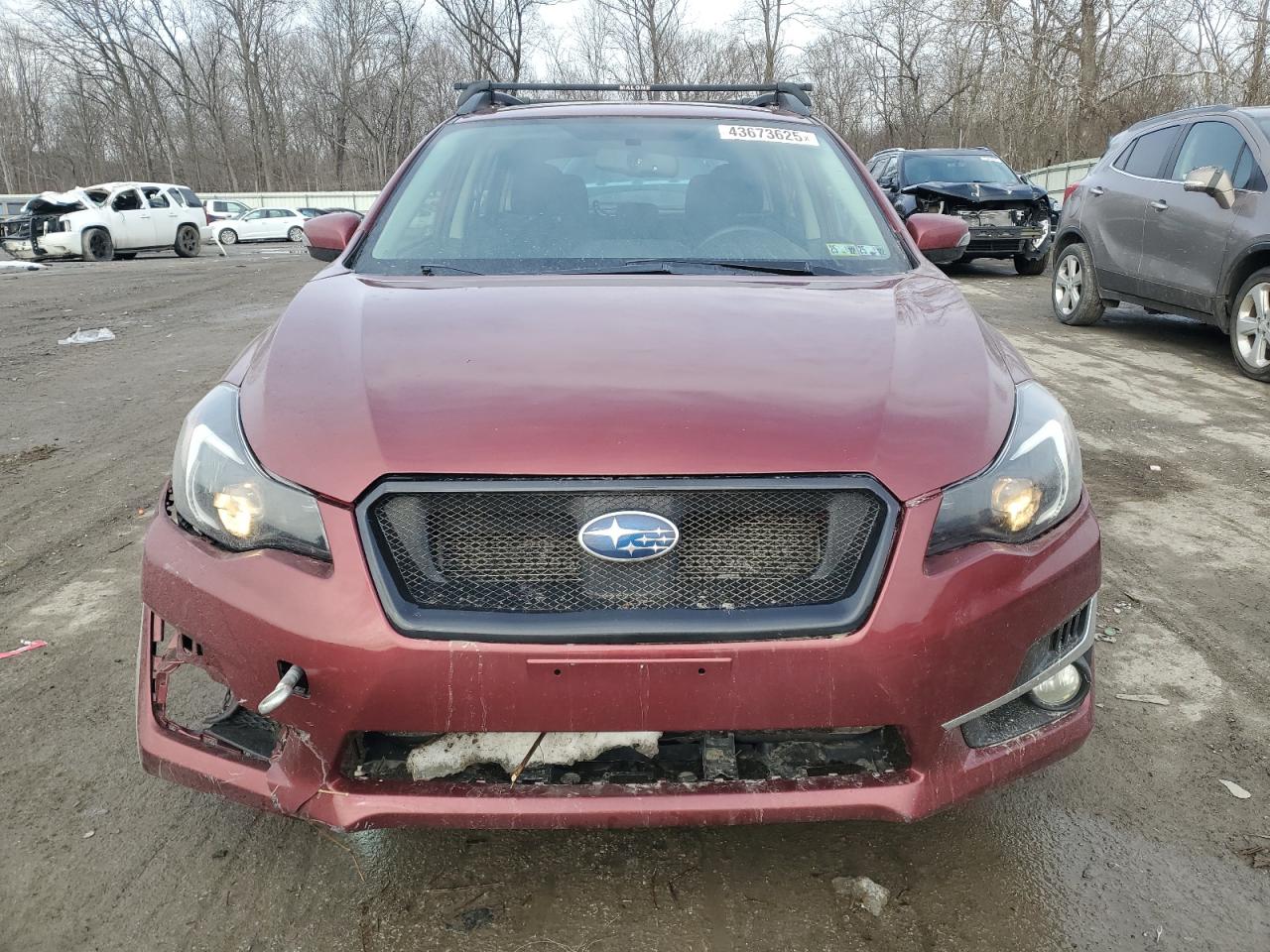 2015 Subaru Impreza VIN JF1GPAT67F9320071 Copart auction photo, rear end / front end damage thumbnail 5