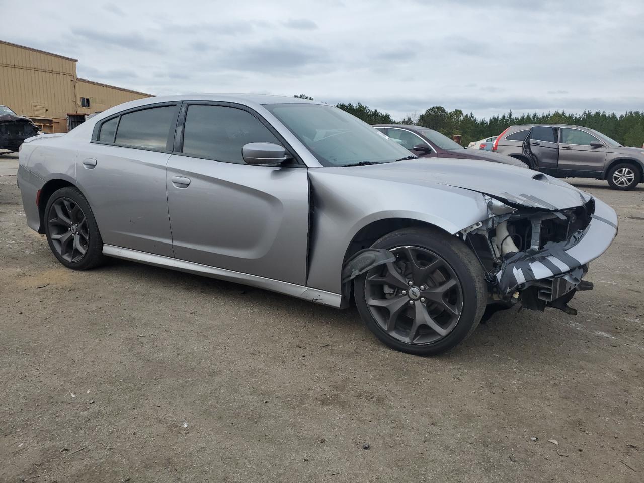 2018 Dodge Charger VIN 2C3CDXHG9JH254237 Copart auction photo, front end / rear end damage thumbnail 4