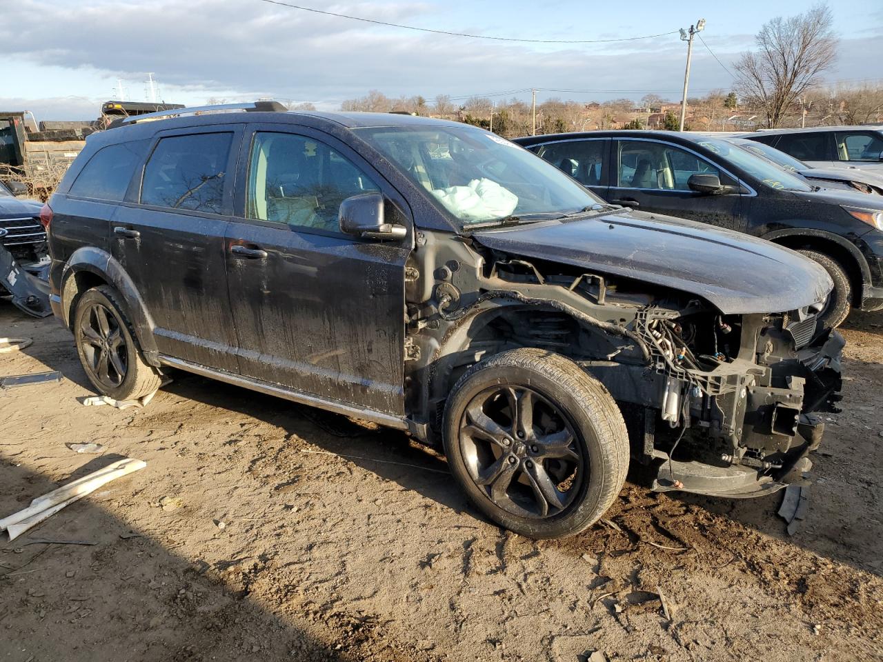 2018 Dodge Journey VIN 3C4PDCGBXJT275441 Copart auction photo, front end damage thumbnail 4