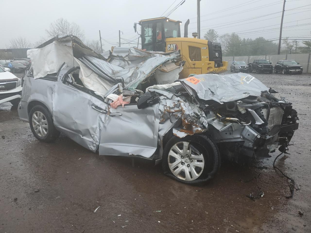 2018 Dodge Caravan VIN 2C4RDGBG5JR191744 Copart auction photo, rollover / all over damage thumbnail 4
