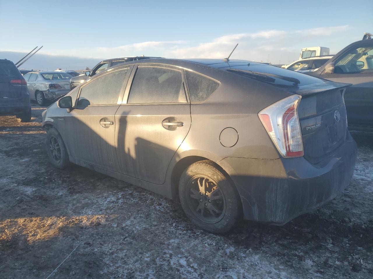 2013 Toyota Prius VIN JTDKN3DUXD5577667 Copart auction photo, front end / hail damage thumbnail 2