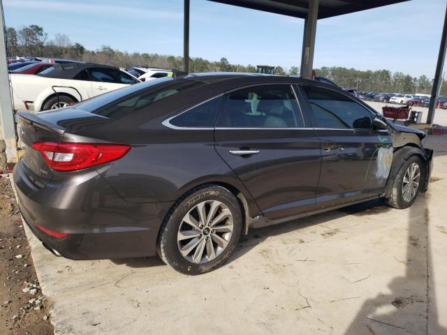 2017 Hyundai Sonata VIN 5NPE34AFXHH510832 Copart auction photo, front end damage thumbnail 3