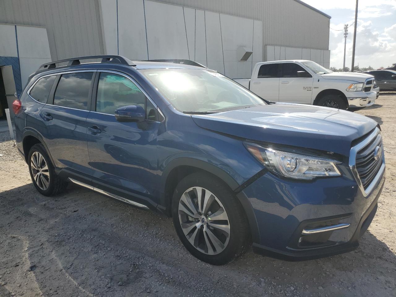 2021 Subaru Ascent VIN 4S4WMAMD7M3448575 Copart auction photo, front end / rear end damage thumbnail 4