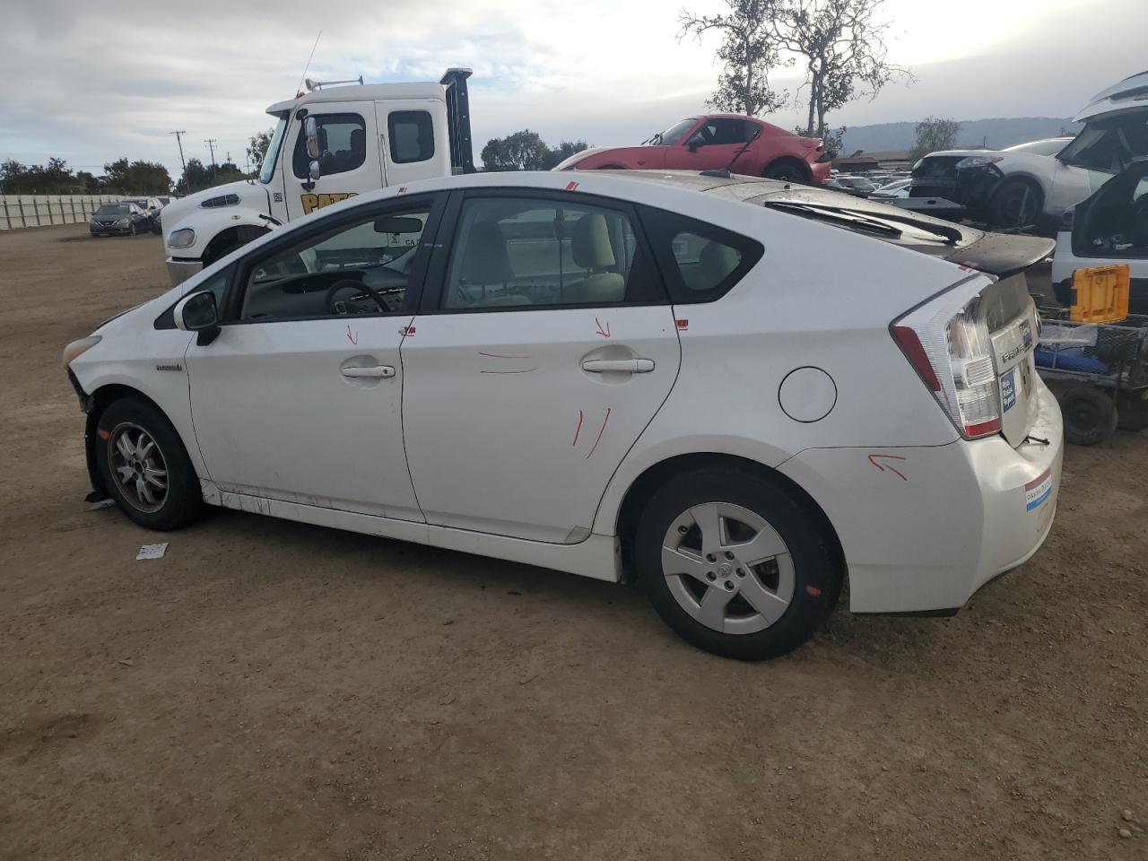 2011 Toyota Prius VIN JTDKN3DU2B0256412 Copart auction photo, front end damage thumbnail 2