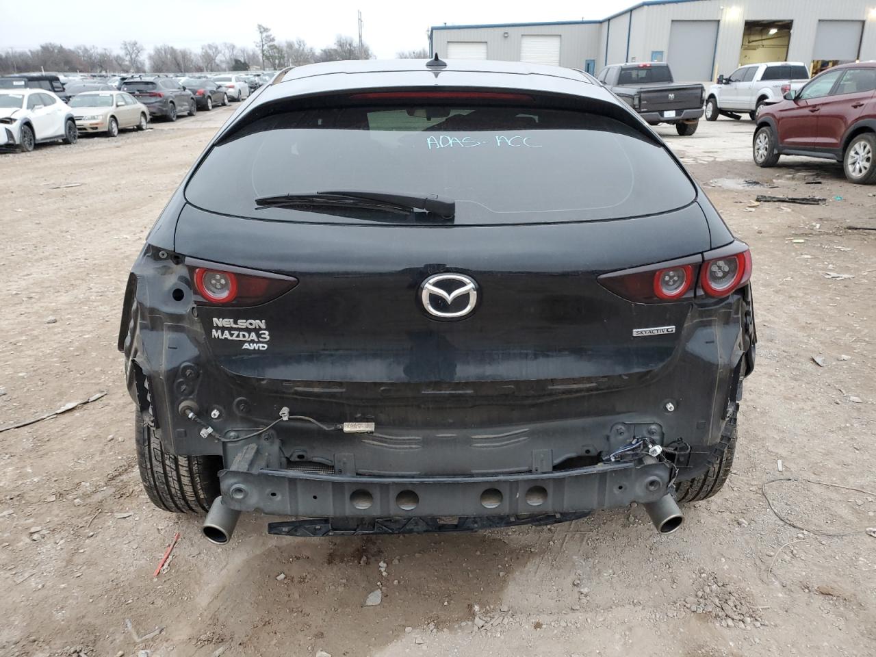 2021 Mazda 3 VIN JM1BPBML1M1345302 Copart auction photo, all over damage thumbnail 6