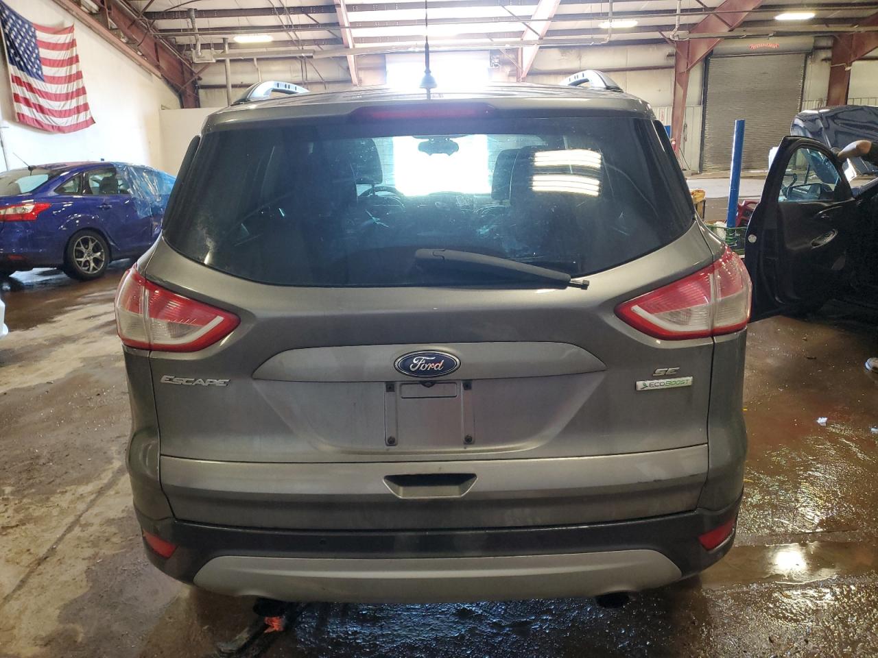 2014 Ford Escape VIN 1FMCU0GX2EUE38275 Copart auction photo, front end damage thumbnail 6
