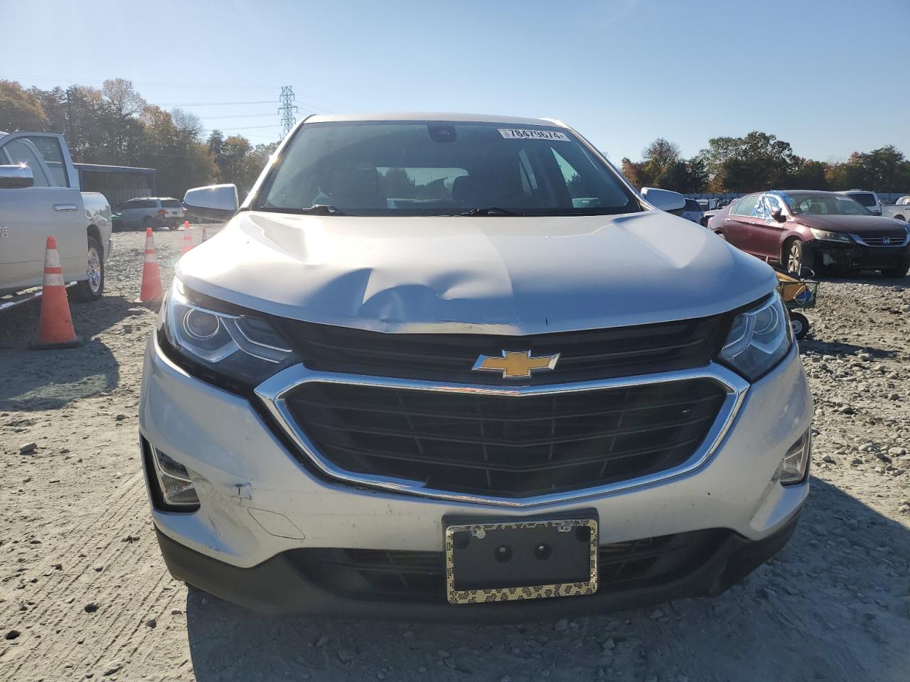 2021 Chevrolet Equinox VIN 3GNAXUEV4MS133779 Copart auction photo, front end / rear end damage thumbnail 5