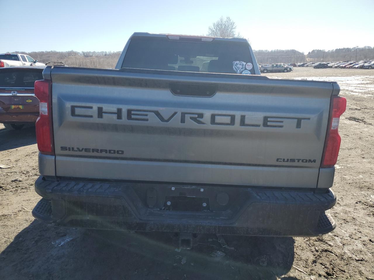 2021 Chevrolet Silverado VIN 1GCPYCEH8MZ298113 Copart auction photo, front end / side damage thumbnail 6