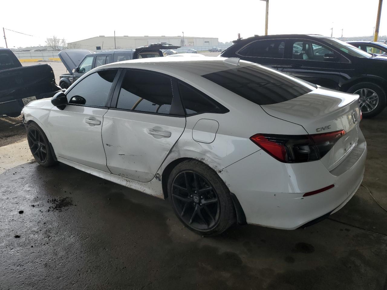 2022 Honda Civic VIN 2HGFE2F51NH564321 Copart auction photo, front end damage thumbnail 3